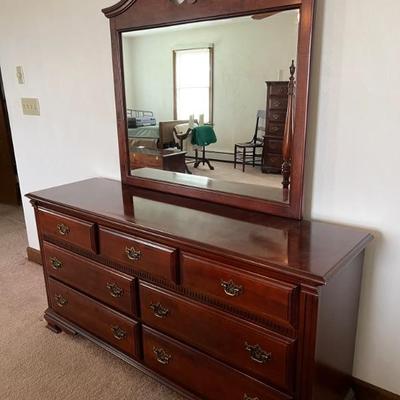 Stanley Furniture double dresser w/mirror $360