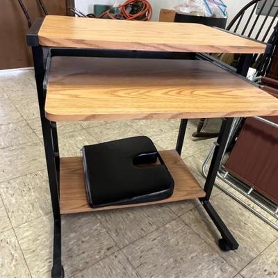 Computer/microwave cart $15