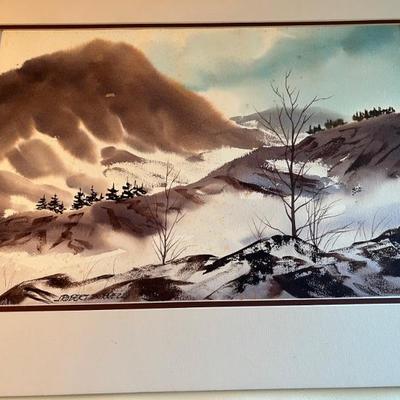 Robert Burnell original signed watercolor $40 no discount