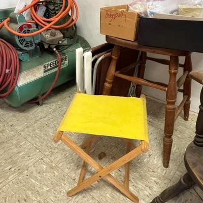 Camping folding stool $6