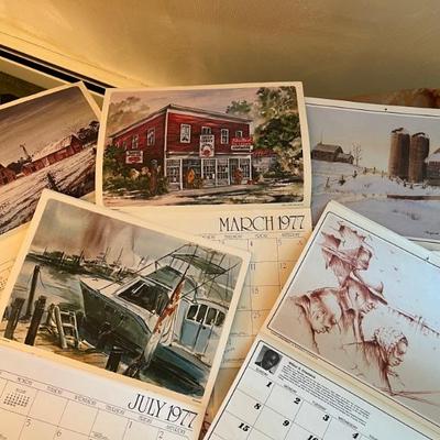 Chesapeake Calendars of local artists $5 each 