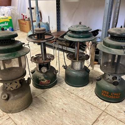 Coleman lanterns $5 to $20
