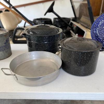 Graniteware water bath canners 