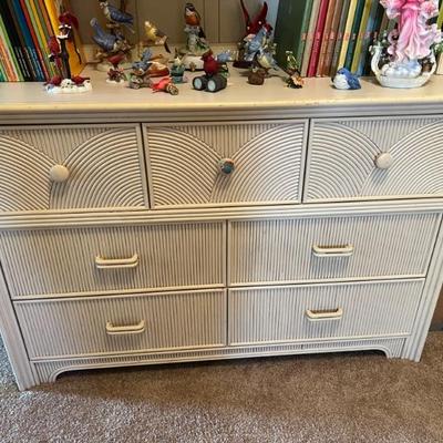 Stanley Furniture 3 drawer BOHO Pencil Reed dresser $198