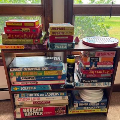 Wooden bookshelf $20