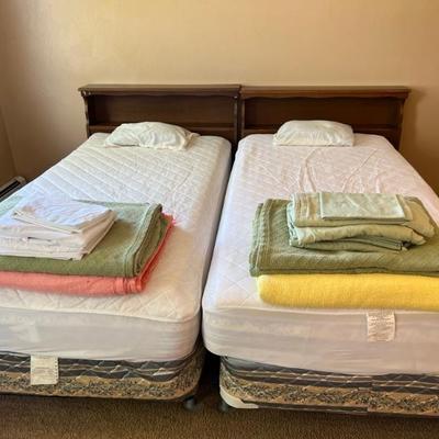 Twin bookcase beds $45 each