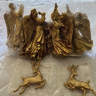 Home interior new  angels $8 each 
Deer $2 each