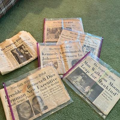 Special Newspapers $3 each
All SOLD but 1 top left
