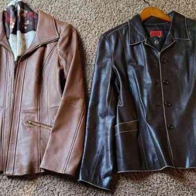 Cole Haan City And Anne Klein Women's Leather Jackets