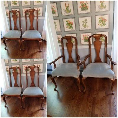 John Stuart Inc. Queen Anne Style Dining Chairs