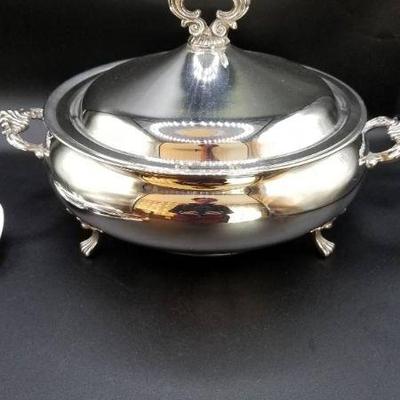 Vintage FB Roger's Silver Company Silverplate Electric Food Warmer
