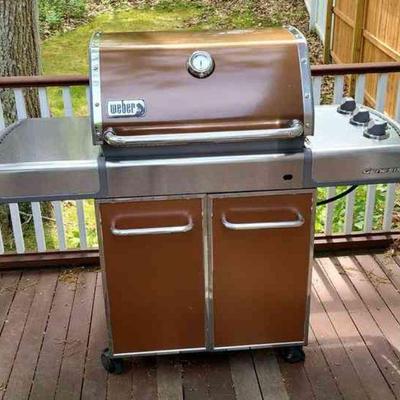 Weber Genesis Propane Gas Grill with Cover