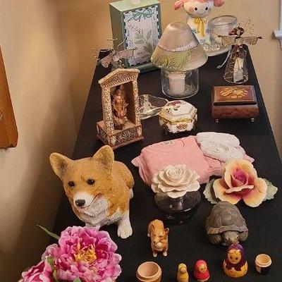 Lamps, Music Boxes, Trinkets And More