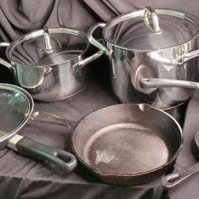 Barazzoni, Cast Iron, and Calphalon, Cookware
