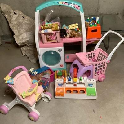 Assortment of Toys and Dolls
