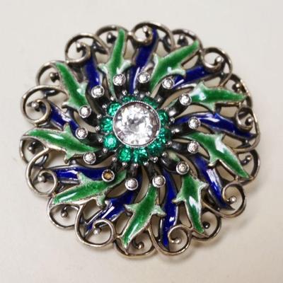 1141	STERLING BROOCH, APPROXIMATELY 1 1/2 IN
