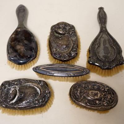 1237	ASSORTED VICTORIAN DRESSER ITEMS INCLUDING STERLING
