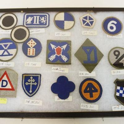 1185	US MILITARY PATCHES LOT ASSORTED VINTAGE PATCHES
