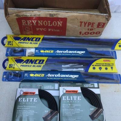 Wiper Blades, PVC Film & Weather Seal
