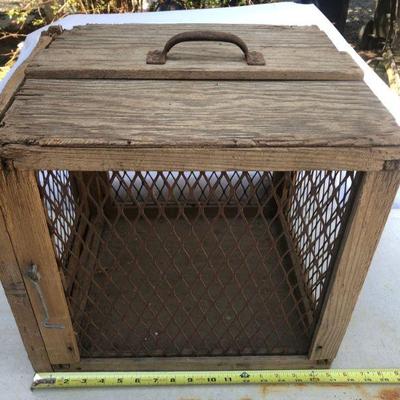 Wooden Animal Crate