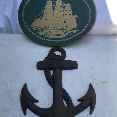 Welcome sign, Anchor sign
