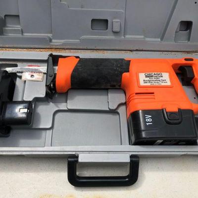 Chicago 18 V Reciprocating Saw