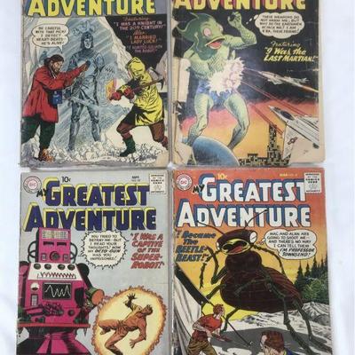 My Greatest Adventure Comics #13, 20, 35, 41 1957-1960