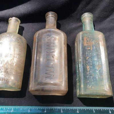 Antique Bottles- Ponds Champion Winsted etc
