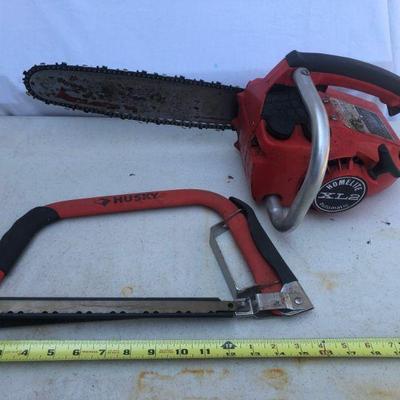 Homelite XL2 chain saw, Husky saw