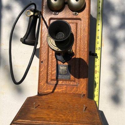American Electric Hand crank wall phone