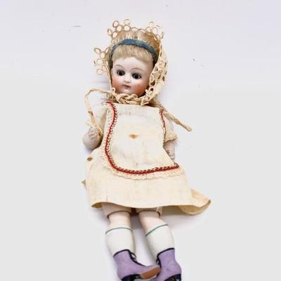 Antique doll, unsigned, Ht. 6 in.