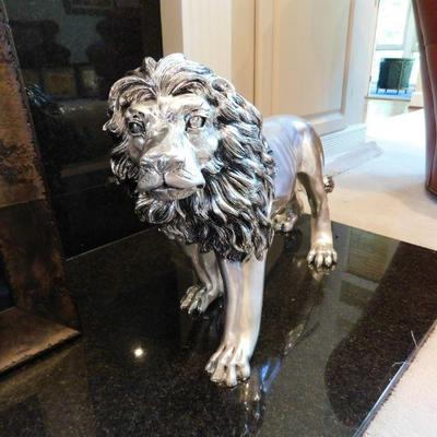 ITALIAN SILVER PLATED LION