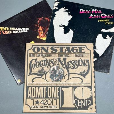 (3PC) ROCK ALBUMS | Vinyl record albums, including: Steve Miller Band's 