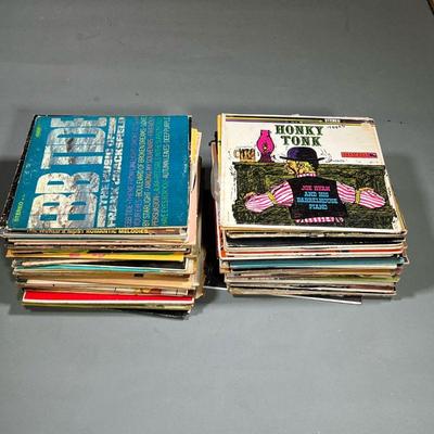 LARGE LOT OF MISC. RECORDS | Large collection of vinyl record albums, including Stan Getz, Ken Griffin, plus romantic & relaxing records,...