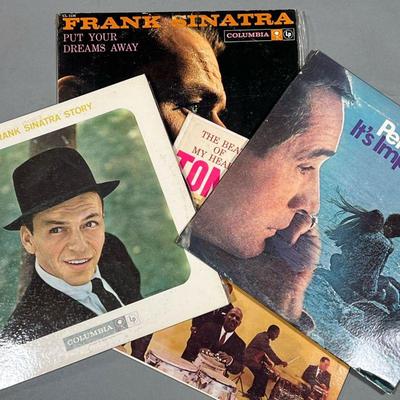 (4PC) SINATRA & OTHER VINYL | Vinyl record albums, including: Frank Sinatra's 
