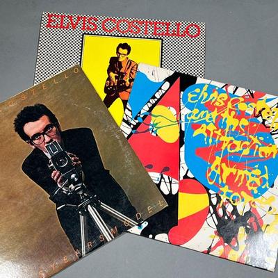 (3PC) ELVIS COSTELLO ALBUMS | Vinyl record albums by Elvis Costello, including: 