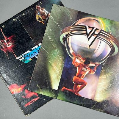 (2PC) VAN HALEN RECORDS | Vinyl record albums, including Van Halen's self-titled album and 