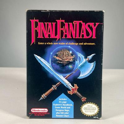 FINAL FANTASY NES GAME | Final Fantasy game for Nintendo Entertainment System, in original box.
