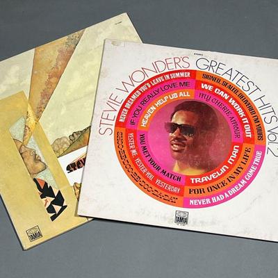 (2PC) STEVIE WONDER ALBUMS | Vinyl record albums, including: Stevie Wonder's 