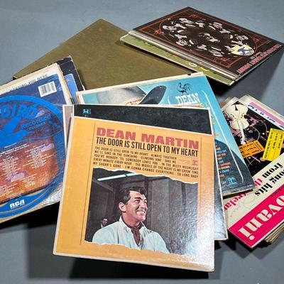 LARGE LOT OF MISC RECORDS | Large collection of vinyl record albums, including Dean Martin, Connie Francis, Bing Crosby, Judy Garland and...