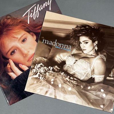 (2PC) MADONNA & TIFFANY | Vinyl record albums, including: Madonna's 