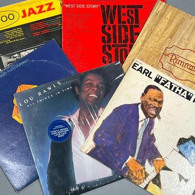 (6PC) VINYL RECORDS | Vinyl record albums, including: Lou Rawls's 