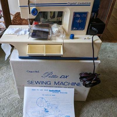 Vintage Crystal Pettie DM Sewing Machine