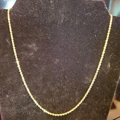Gold Chain, 14k, 8.14g, 20"