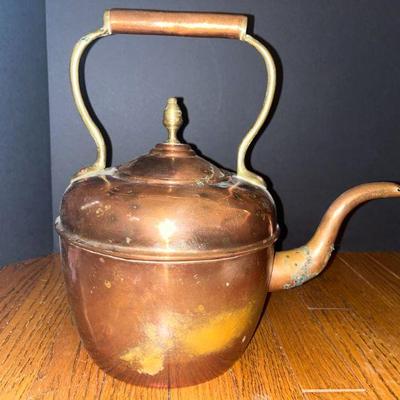 Copper tea kettle 13â€