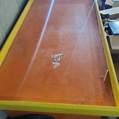 Wood Play Table and Storage (62Ã—31Ã—30")
