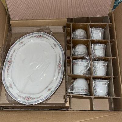 Noritake "ROTHSCHILD" Ivory China 50pc Serving Set :: BRAND NEW Never Used