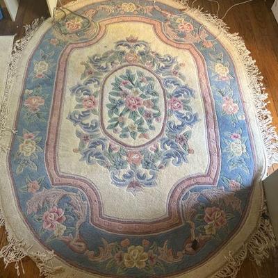Oval Rug - 100% Wool
