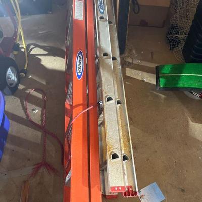 Werner ladders A frame10â€™ & 16â€™/22â€ extendable