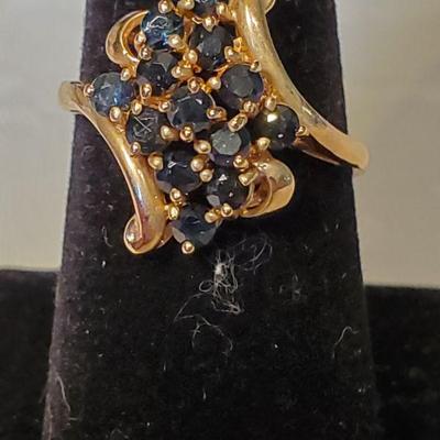 Topaz Ring, 10k, 3.26g gross 